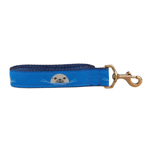 1.25” x 6ft Ribbon Dog Leash – Harbor Seals