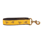 1.25” x 6ft Ribbon Dog Leash – Honey Bees Thumbnail