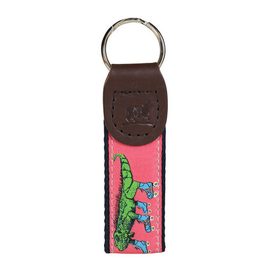 Key Fob – Iguana on Roller Skates