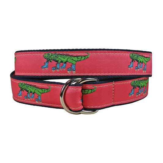 D-Ring Belt - Iguanas on Roller Skates