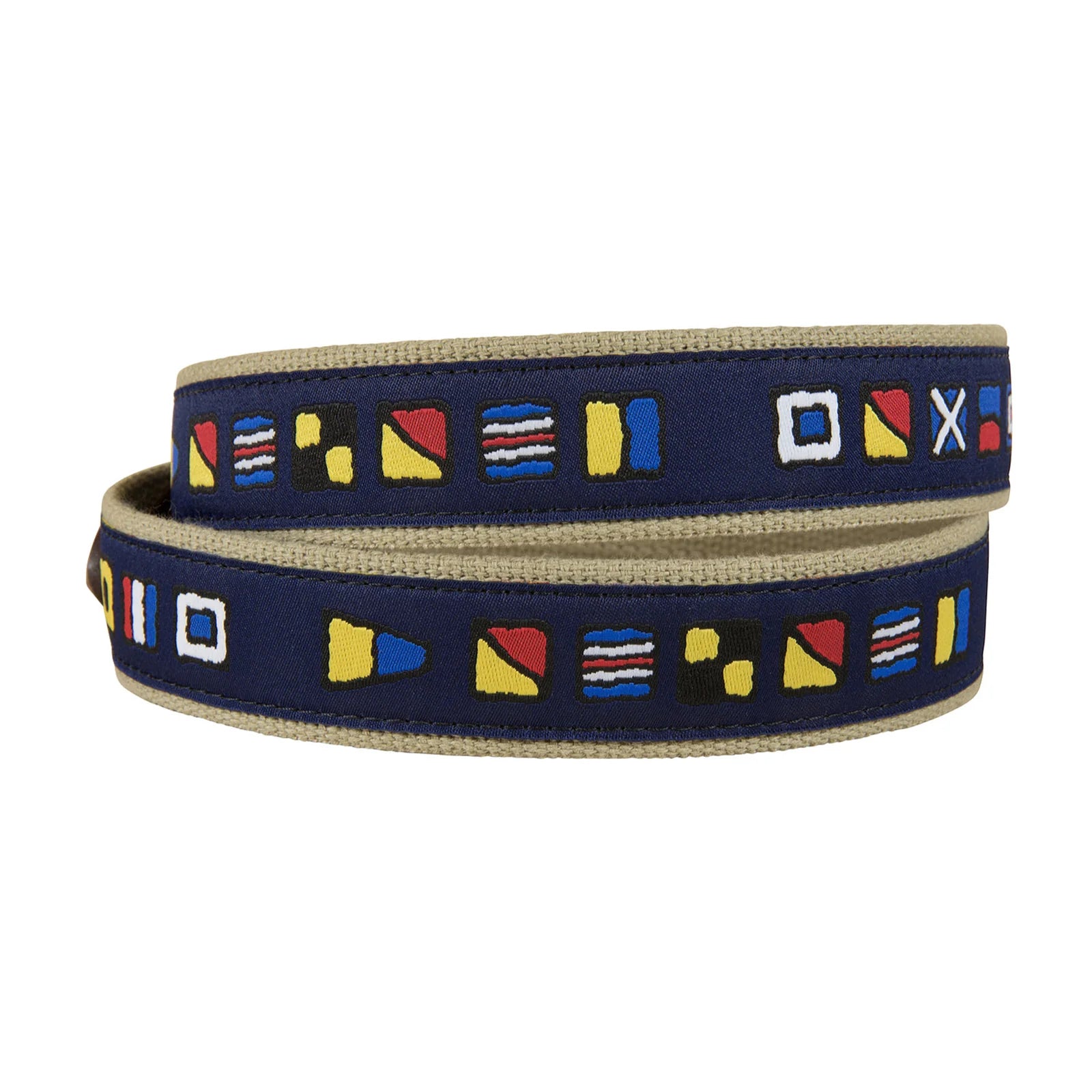 Leather Tab and Ribbon Belt - It's 5 o'Clock Somewhere