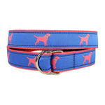 D-Ring Belt - Labrador Retriever - Blue Thumbnail