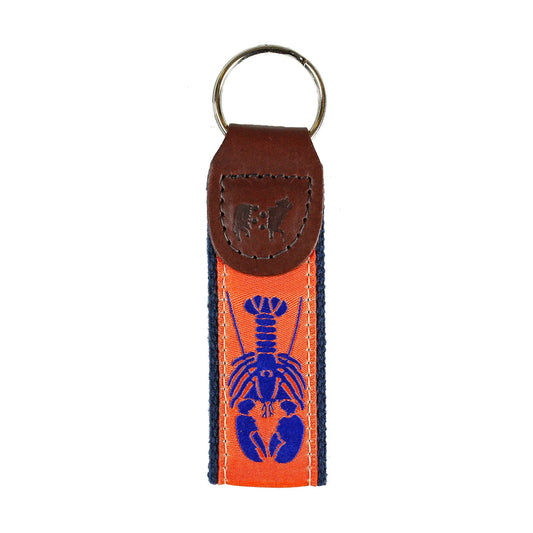 Key Fob – Lobster, Blue on Mango