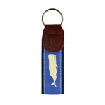 Key Fob – Moby Whale, Blue Thumbnail