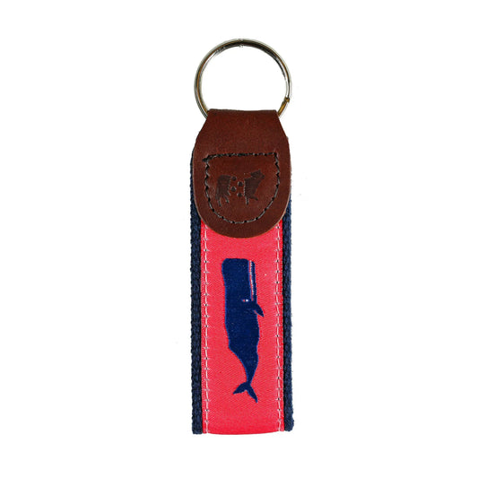 Key Fob – Moby Whale, Pink