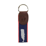 Key Fob – Moby Whale on Grey Thumbnail