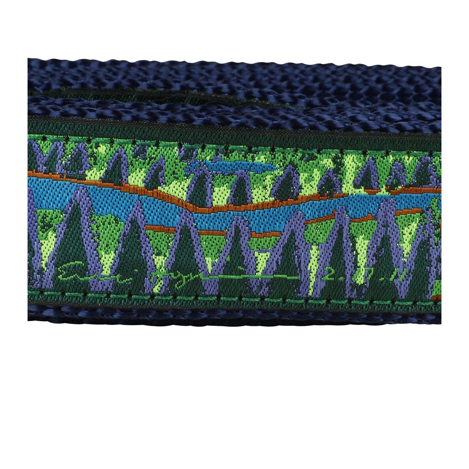 1.25” Ribbon Dog Collar – North Woods