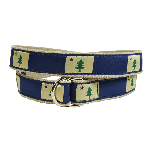 D-Ring Belt - 1820/1901 Original Maine Flag