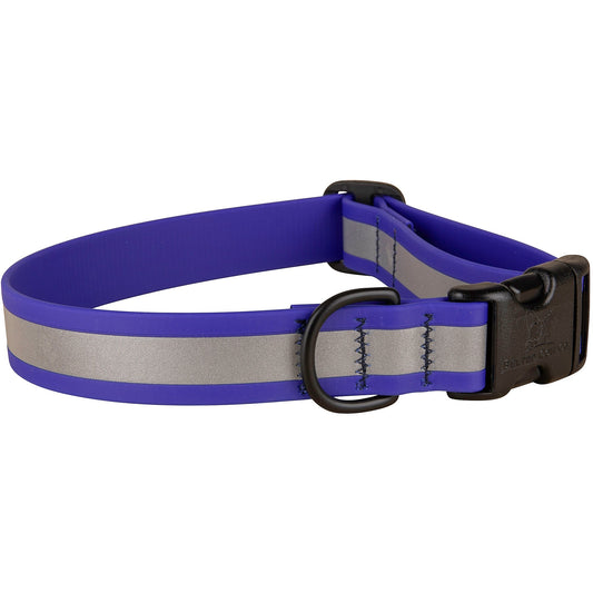 1” Dog Collar – Reflective Mudproof Biothane - SALE