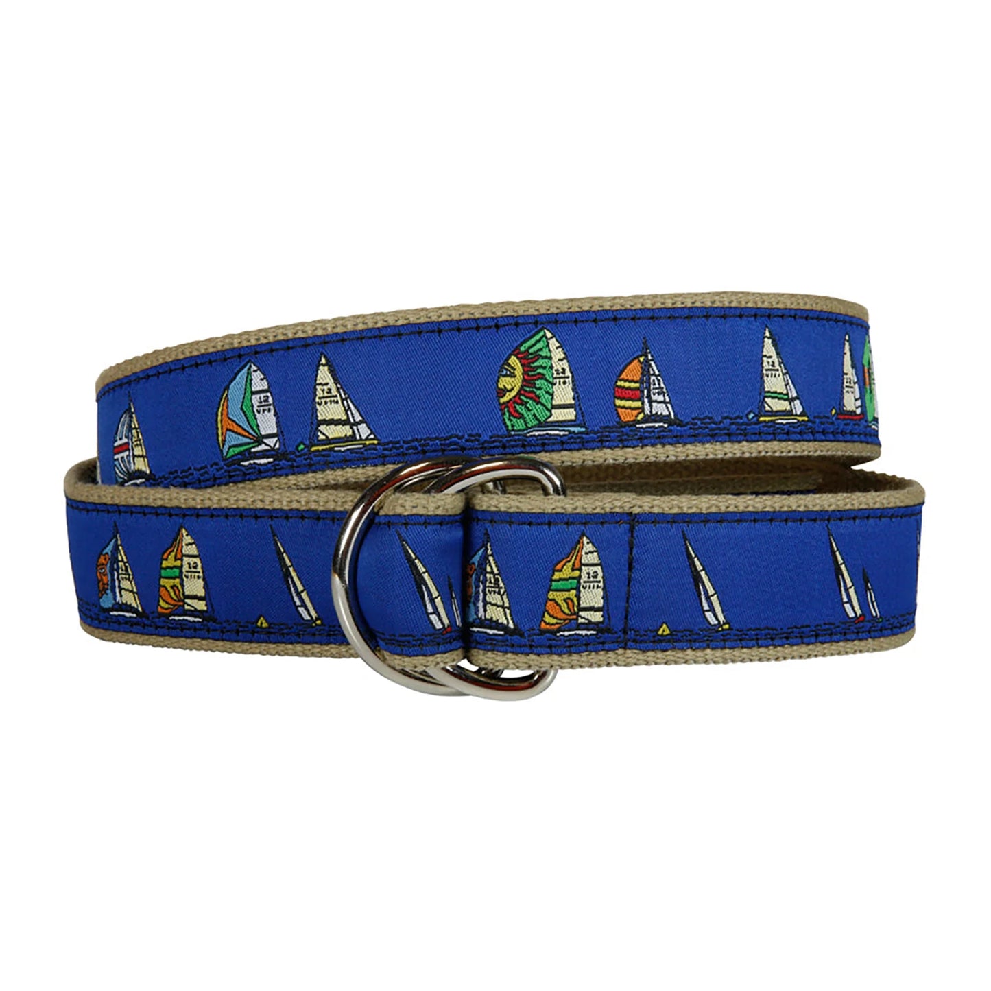 D-Ring Belt - Rounding the Mark - Blue