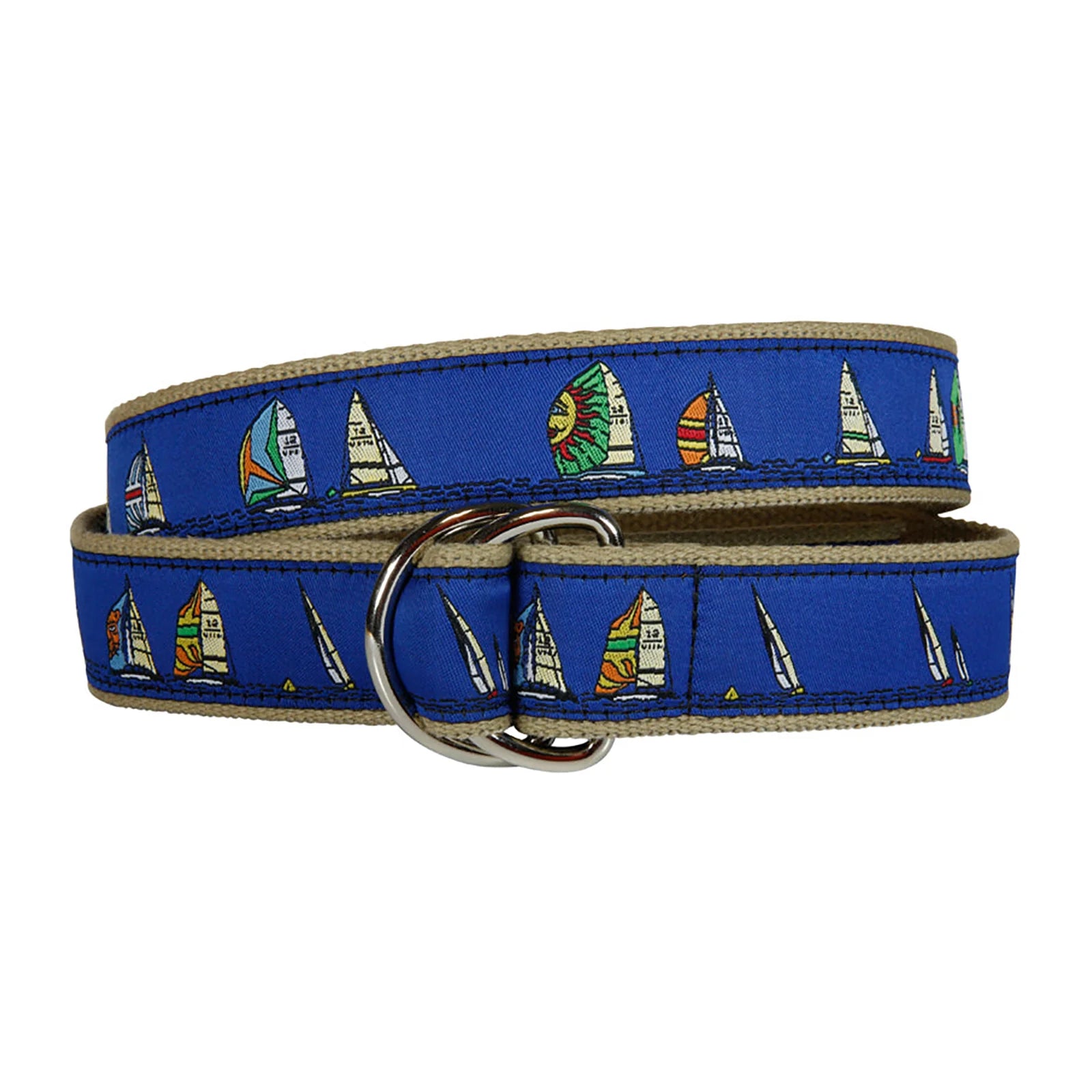 D-Ring Belt - Rounding the Mark - Blue