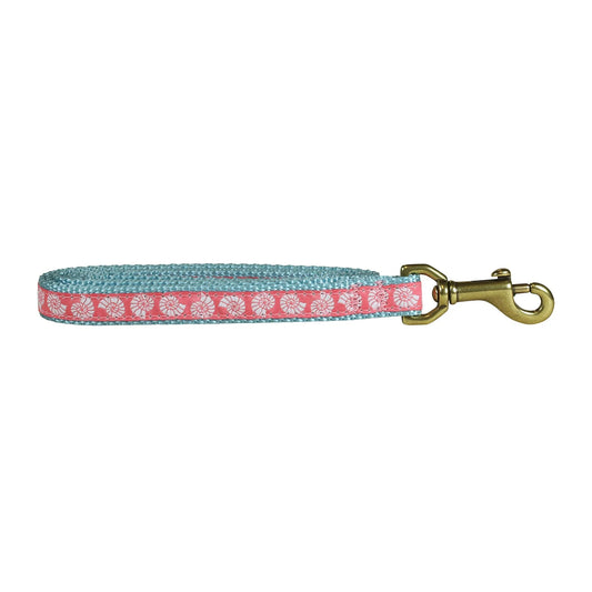 5/8” x 6ft Ribbon Dog Leash – Seashells