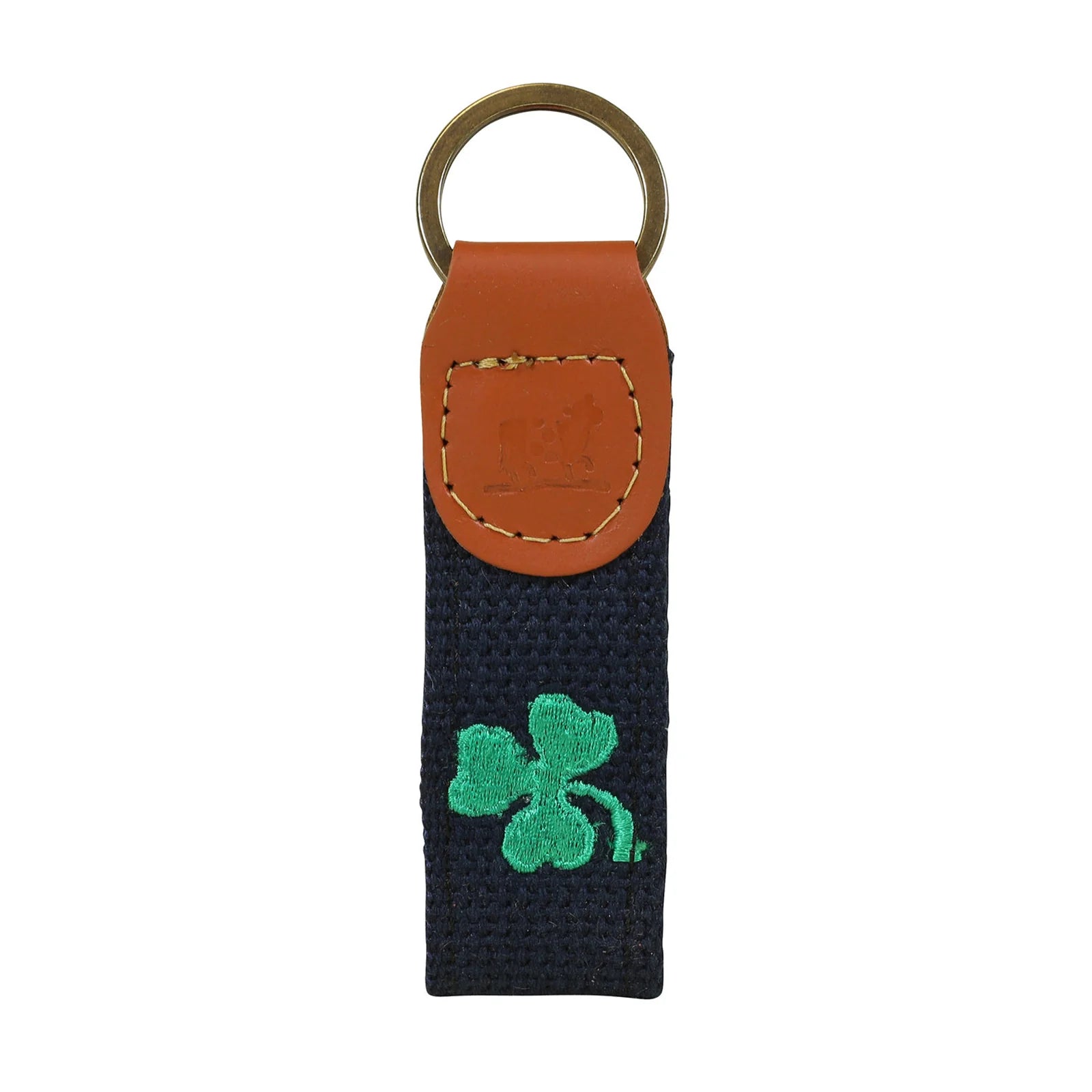 Key Fob – Shamrock, Navy