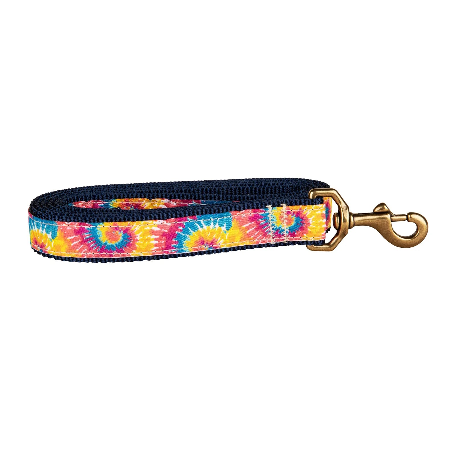 1” x 6ft Ribbon Dog Leash – Tie Dye