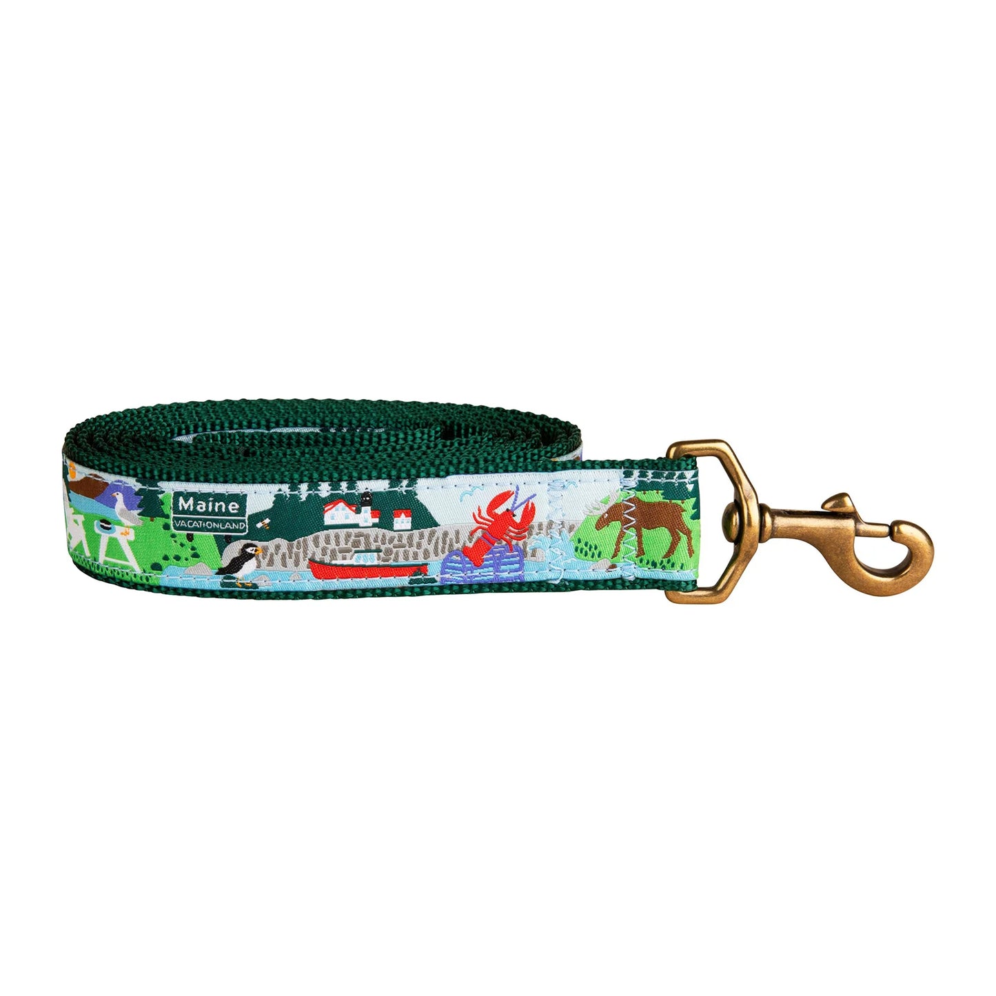 1.25” x 6ft Ribbon Dog Leash – Vacationland