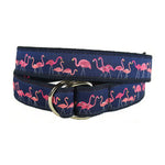 D-Ring Belt - Yard Flamingos Thumbnail