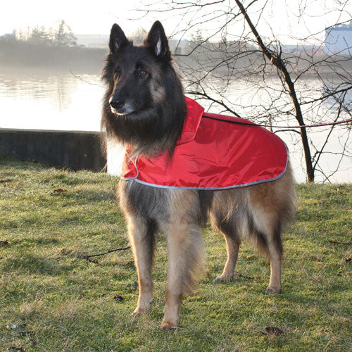 Dog Poncho - Crimson/Red