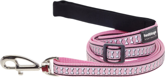 Red Dingo 1" Reflective & Adjustable Dog Leash