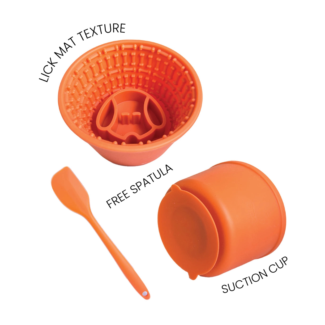 Dog & Cat Slow-Eat Bowl - Lick Bowl - 2 Colors