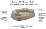 Overstuffed Dog Sofa Bed Thumbnail