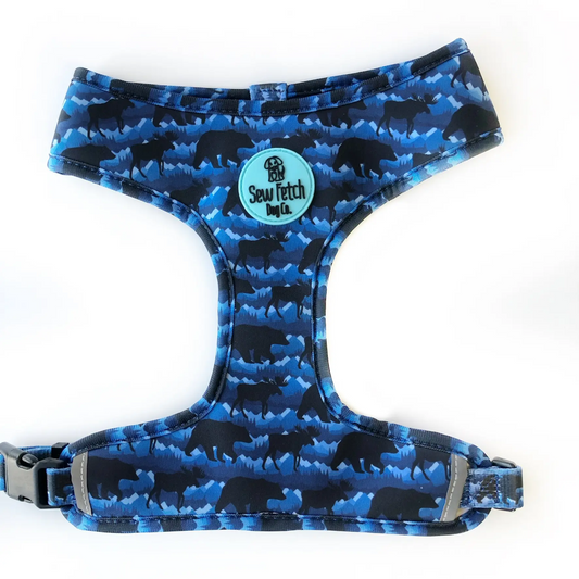 Over the Head Dog Harness - Reversible Moose