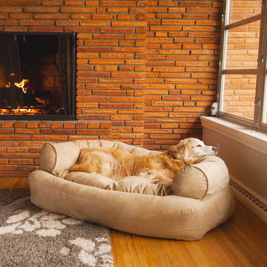 Overstuffed Dog Sofa Bed