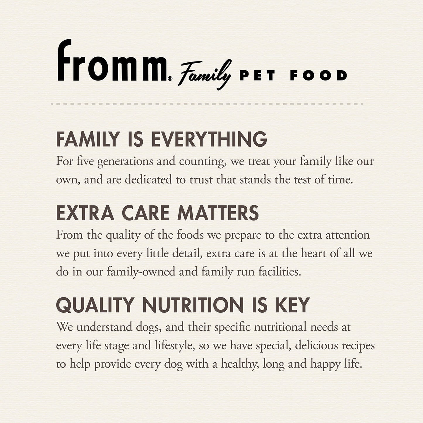 Fromm Dry Dog Food – Large / Giant Breed – 30lb