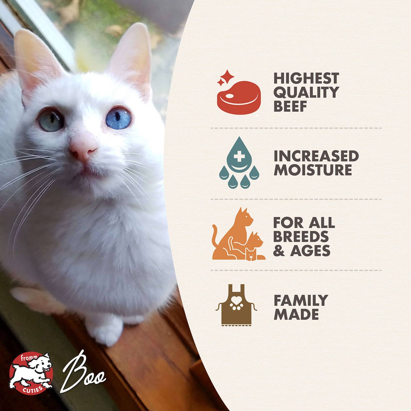 Fromm Wet Cat Food - 4-Star Beef Pate - 5.5oz