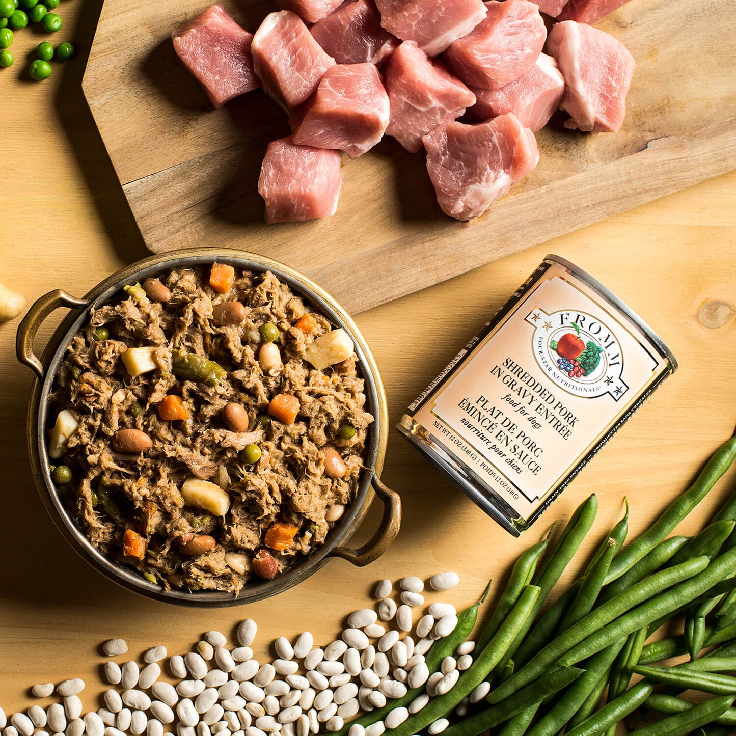 Fromm Wet Dog Food - 4 Star Shredded Pork - 12oz
