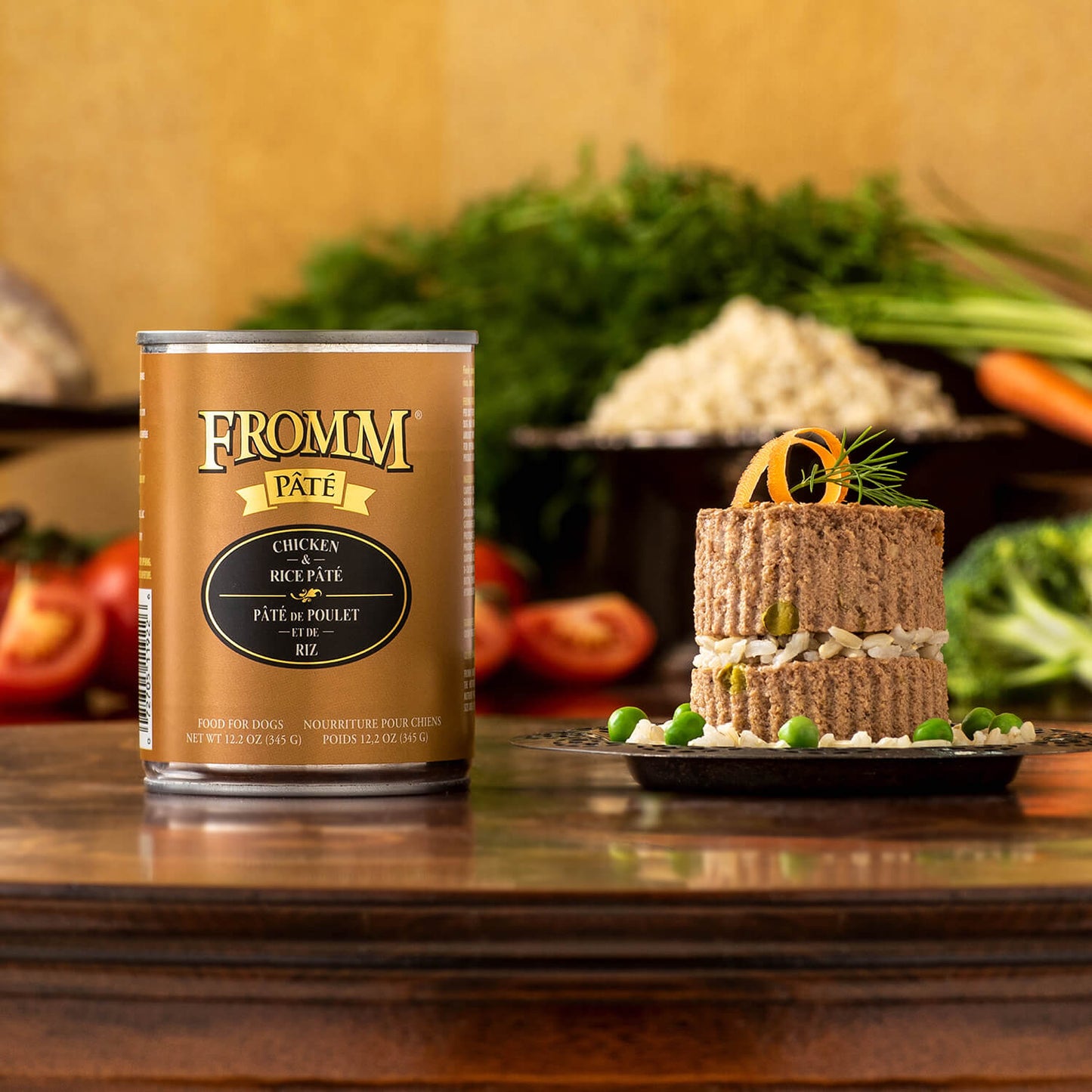 Fromm Wet Dog Food - Chicken & Rice Pate - 12oz