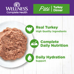 Wellness Wet Cat Food - Turkey Pate - 12.5oz Thumbnail