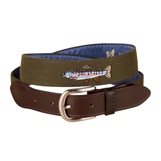 Embroidered Belt - Trout