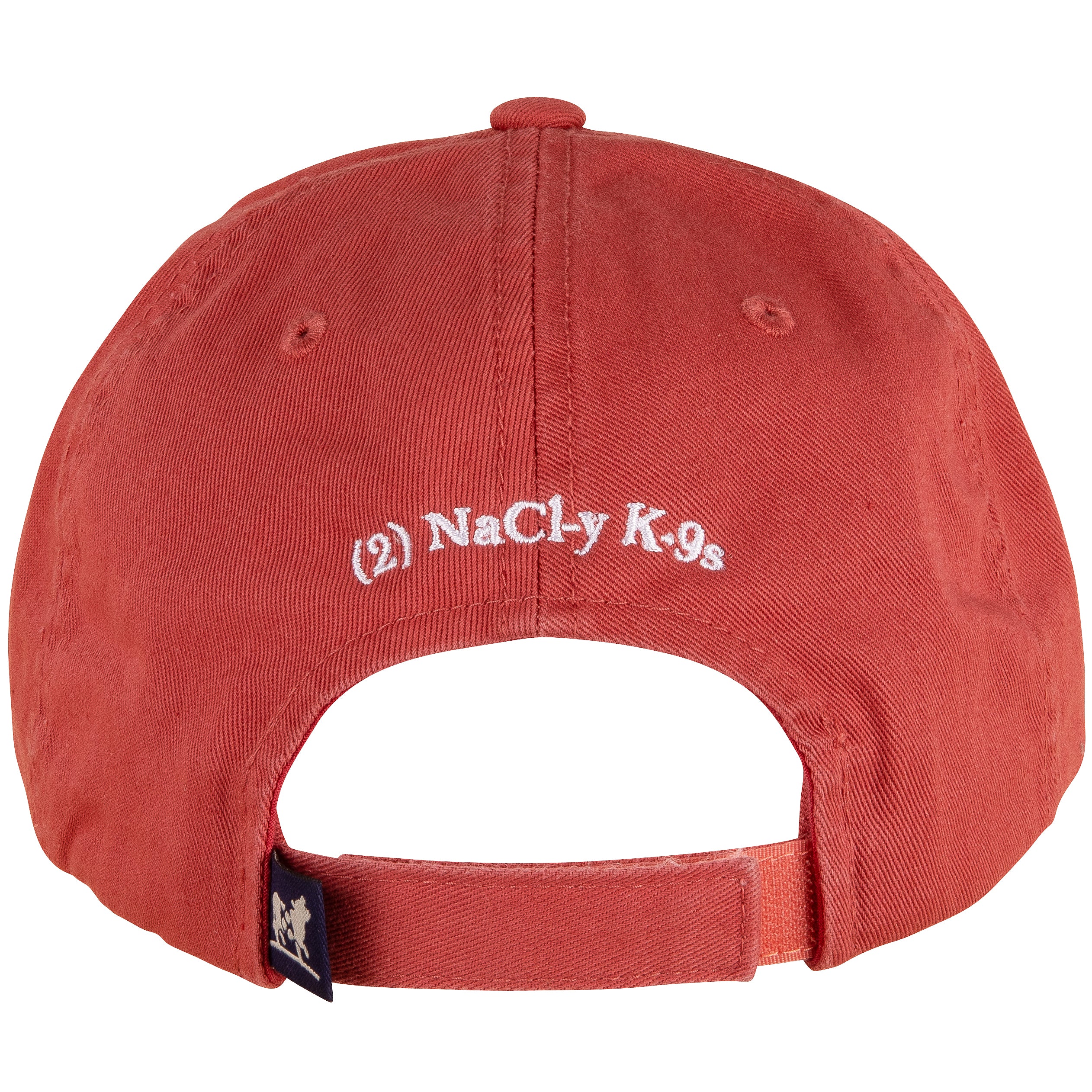 Red Baseball Hat, Back, Nerd Style