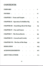 Table of contents for the book 'The Day of the Dogs