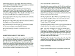 A sample two pages from the book 'The Day of the Dogs' showing text and sub-chapters.  Thumbnail