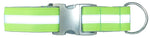 Lime Green Reflective Dog Collar Thumbnail
