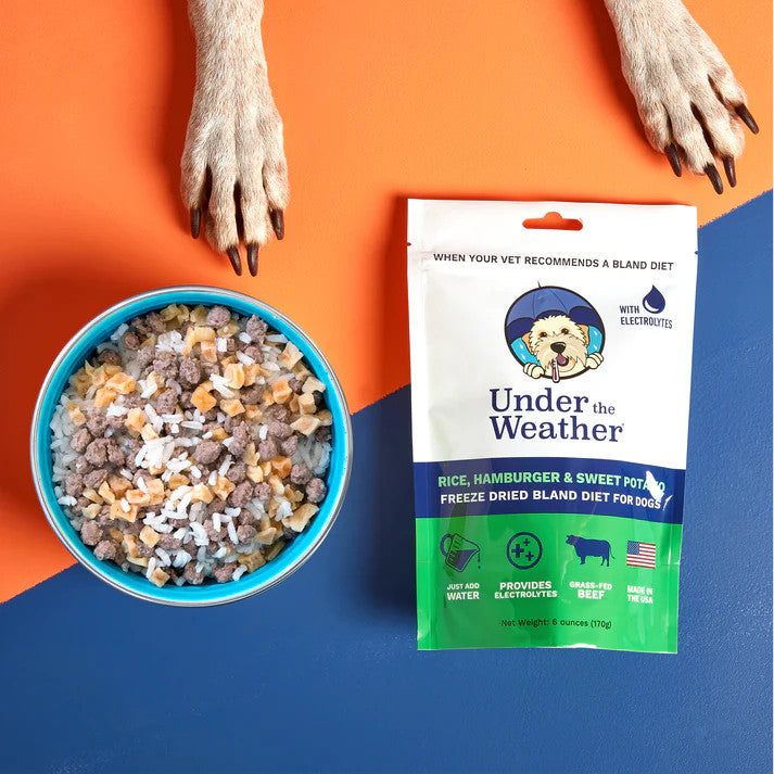 Under the Weather Bland Dog Food - Hamburger & Swt. Potato - 6oz