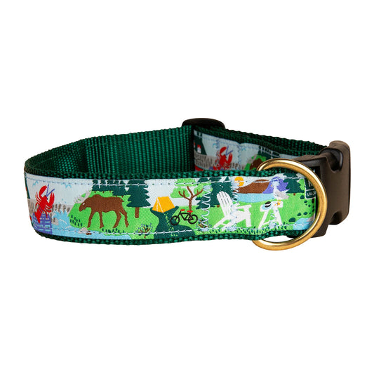 1.25” Ribbon Dog Collar -  Vacationland