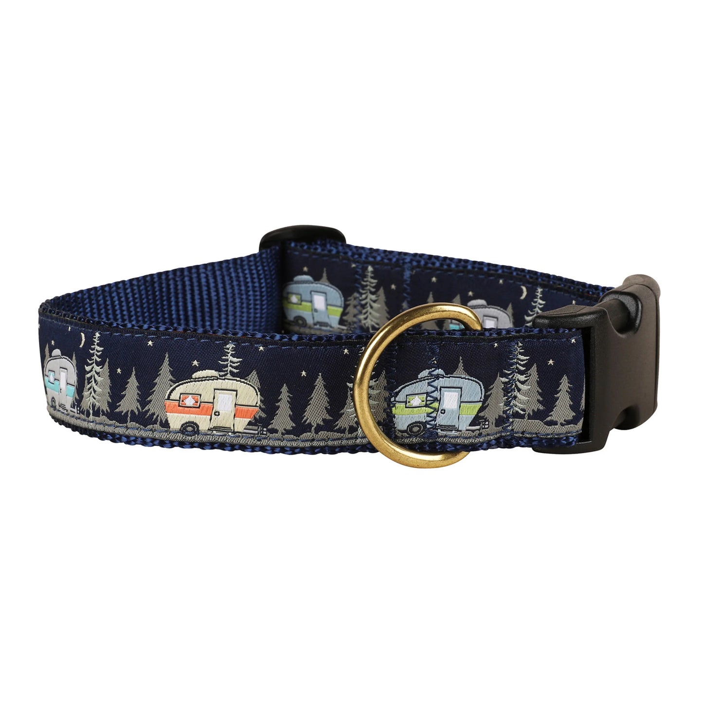 1.25” Ribbon Dog Collar – Vintage Campers