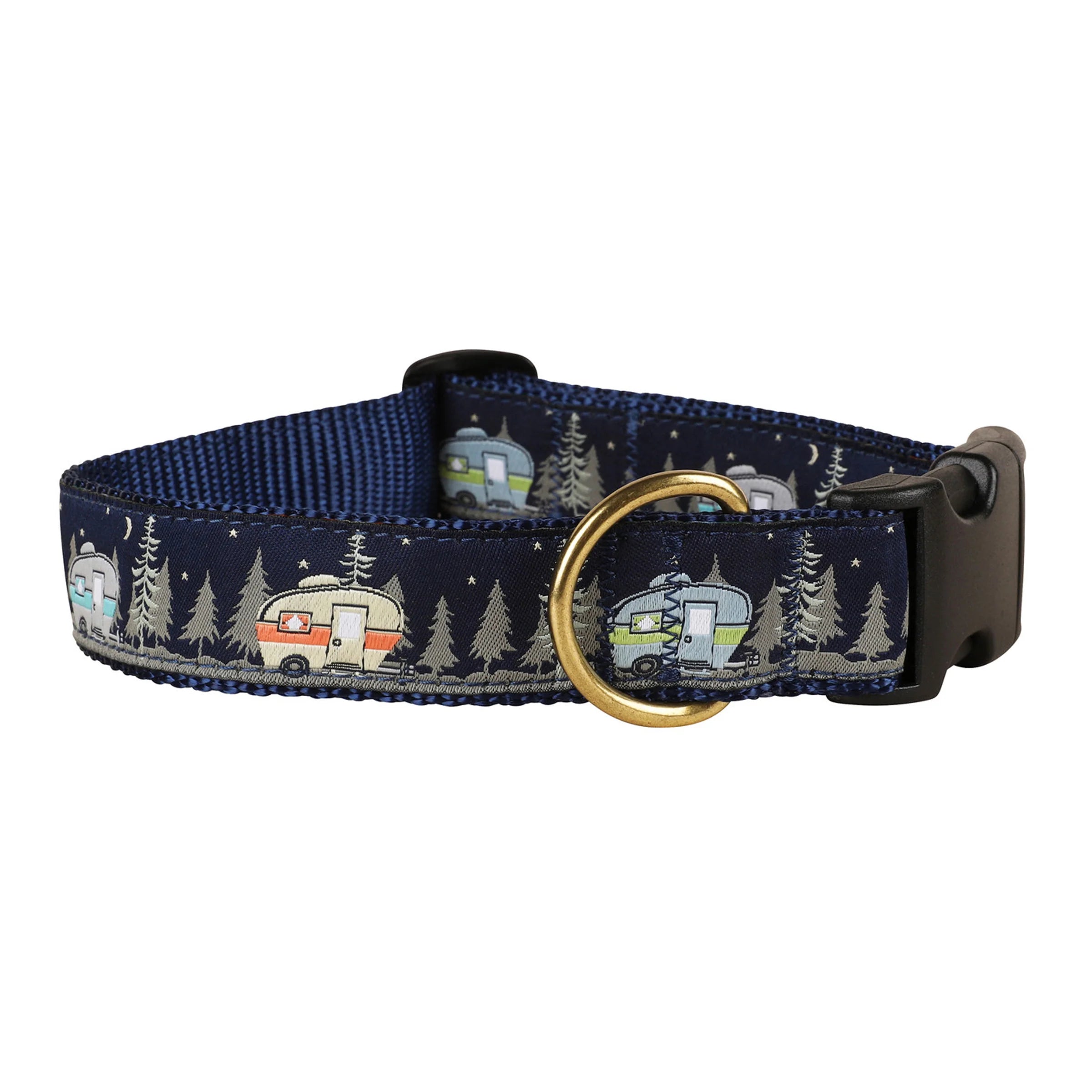 1.25” Ribbon Dog Collar – Vintage Campers