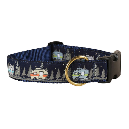 1.25” Ribbon Dog Collar – Vintage Campers