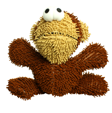 Stuffed Dog Toy - Microfiber Monkey