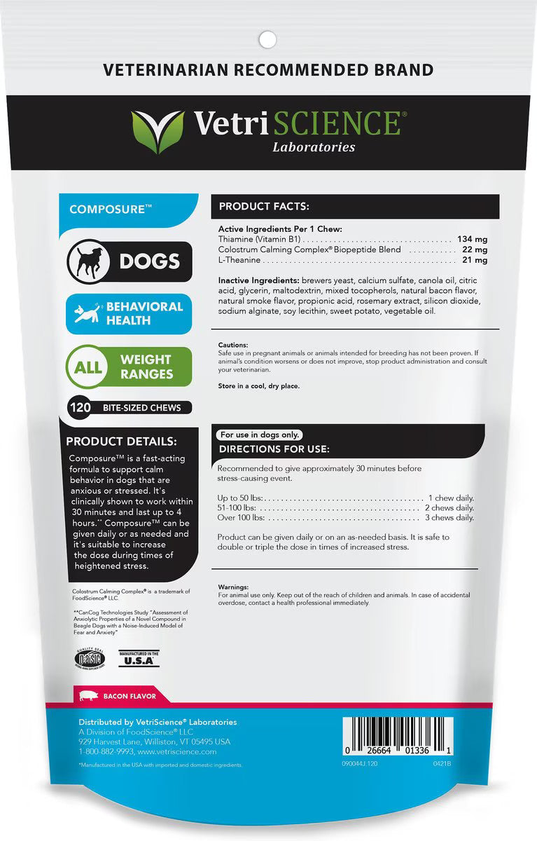 Dog Calming Chew - 45ea