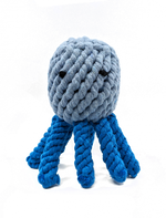 Dog Chew Toy - Rope Blue Octopus Thumbnail