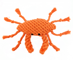 Dog Chew Toy - Rope Orange Crab Thumbnail