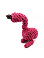 Dog Chew Toy - Rope Pink Flamingo Thumbnail