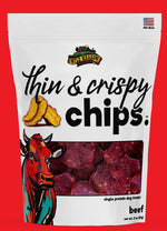 Beef Chips Dog Treats – 3oz Thumbnail