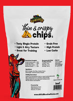 Beef Chips Dog Treats – 3oz Thumbnail
