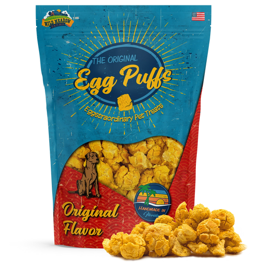 Egg Puffs Dog Treats – 2oz