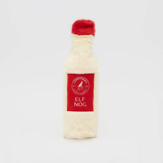 Dog Chew Toy - Bottle - Elf Nog